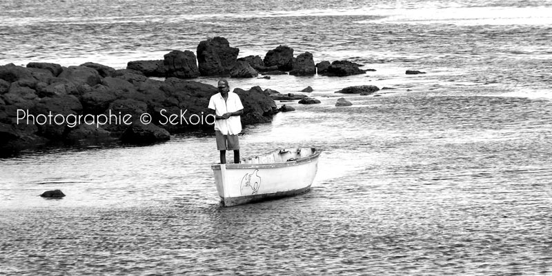 Ile Maurice noir et blanc