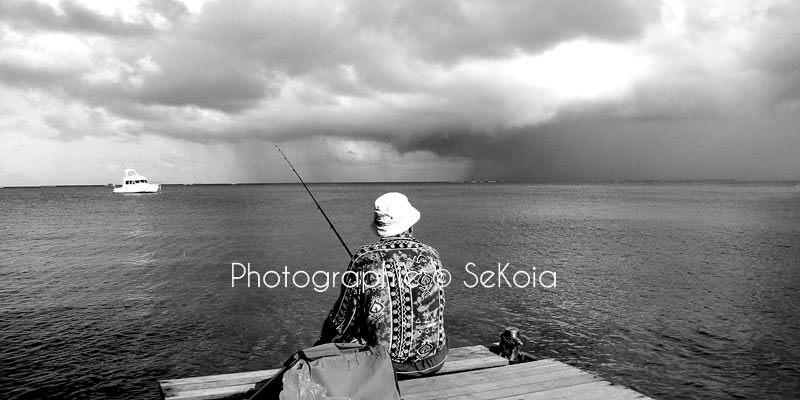 Ile Maurice noir et blanc