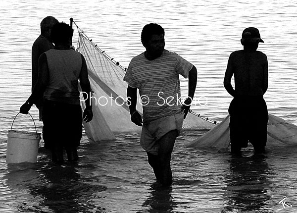 Ile Maurice noir et blanc