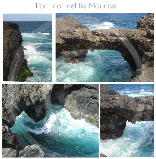 Pont naturel et souffleur ile Maurice