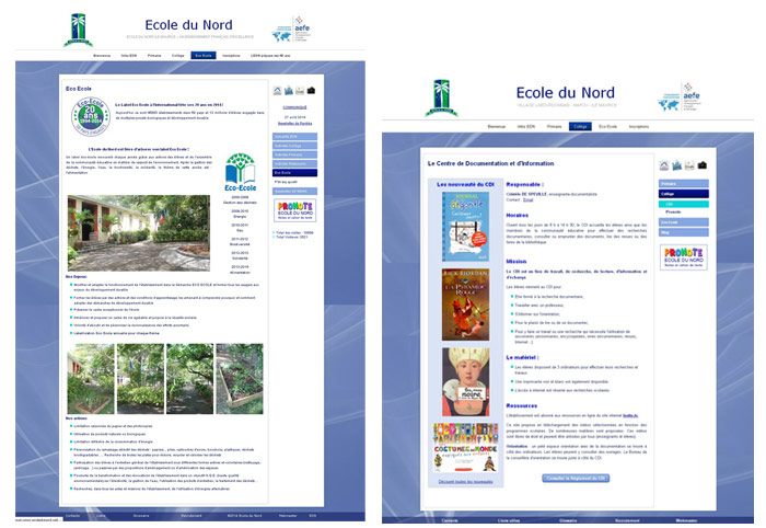 Site web ecole 